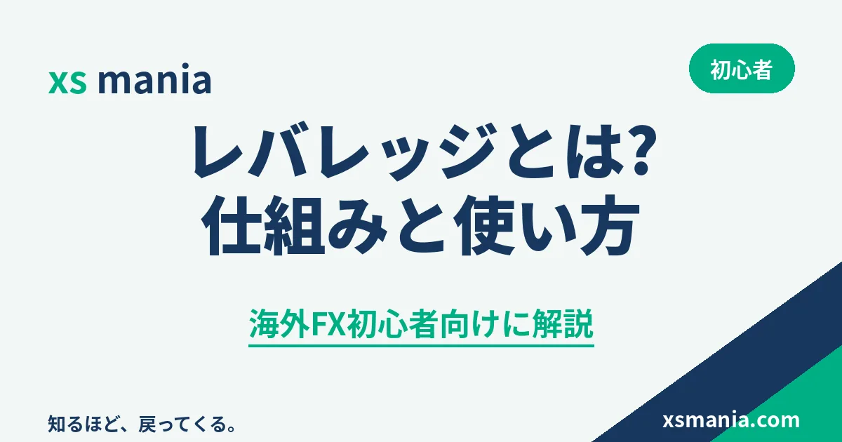 レバレッジとは何かと海外FXでの仕組み・使い方の解説